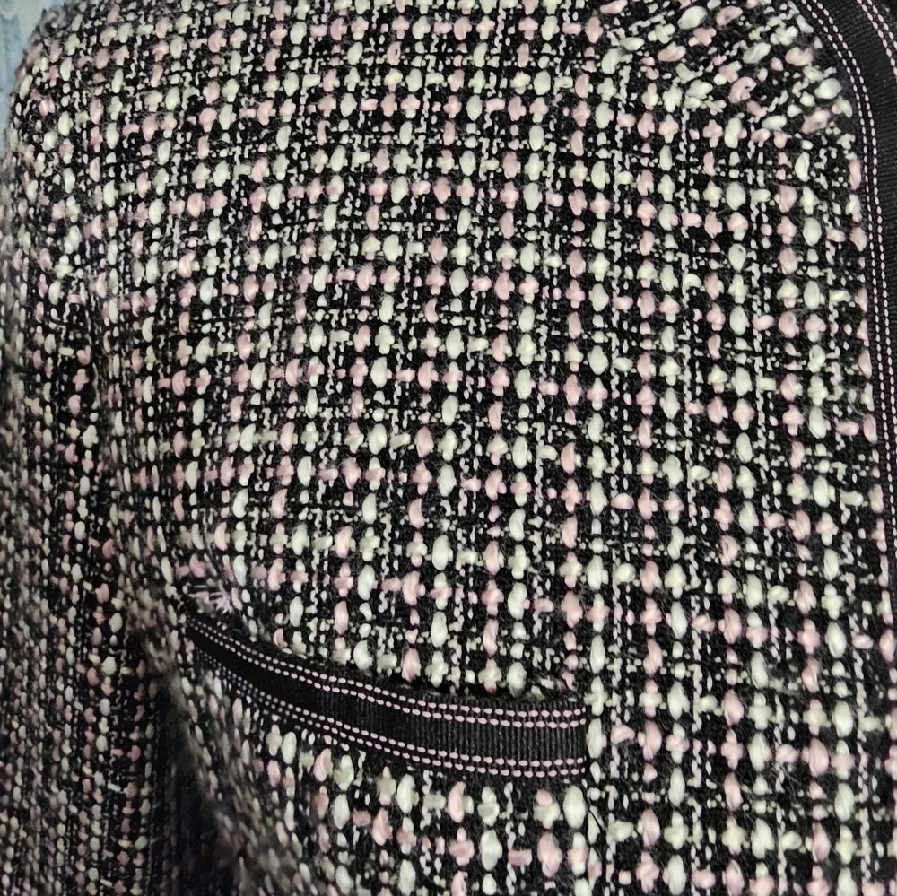 Mark, Fore & Strike vintage looking black & pink tweed jacket blazer​ - Picture 9 of 12
